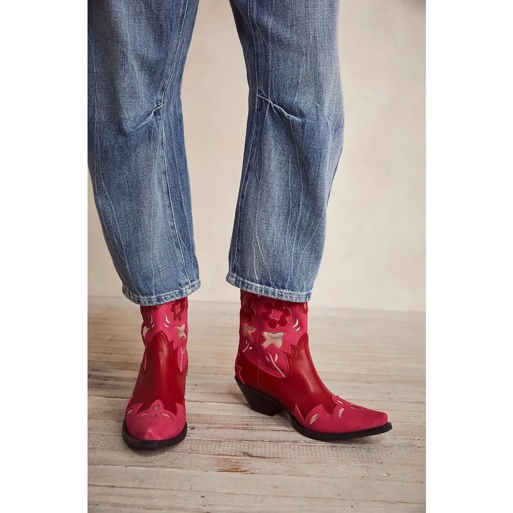 New Free People x Jeffrey Campbell Byrdie Western Boots sz 9